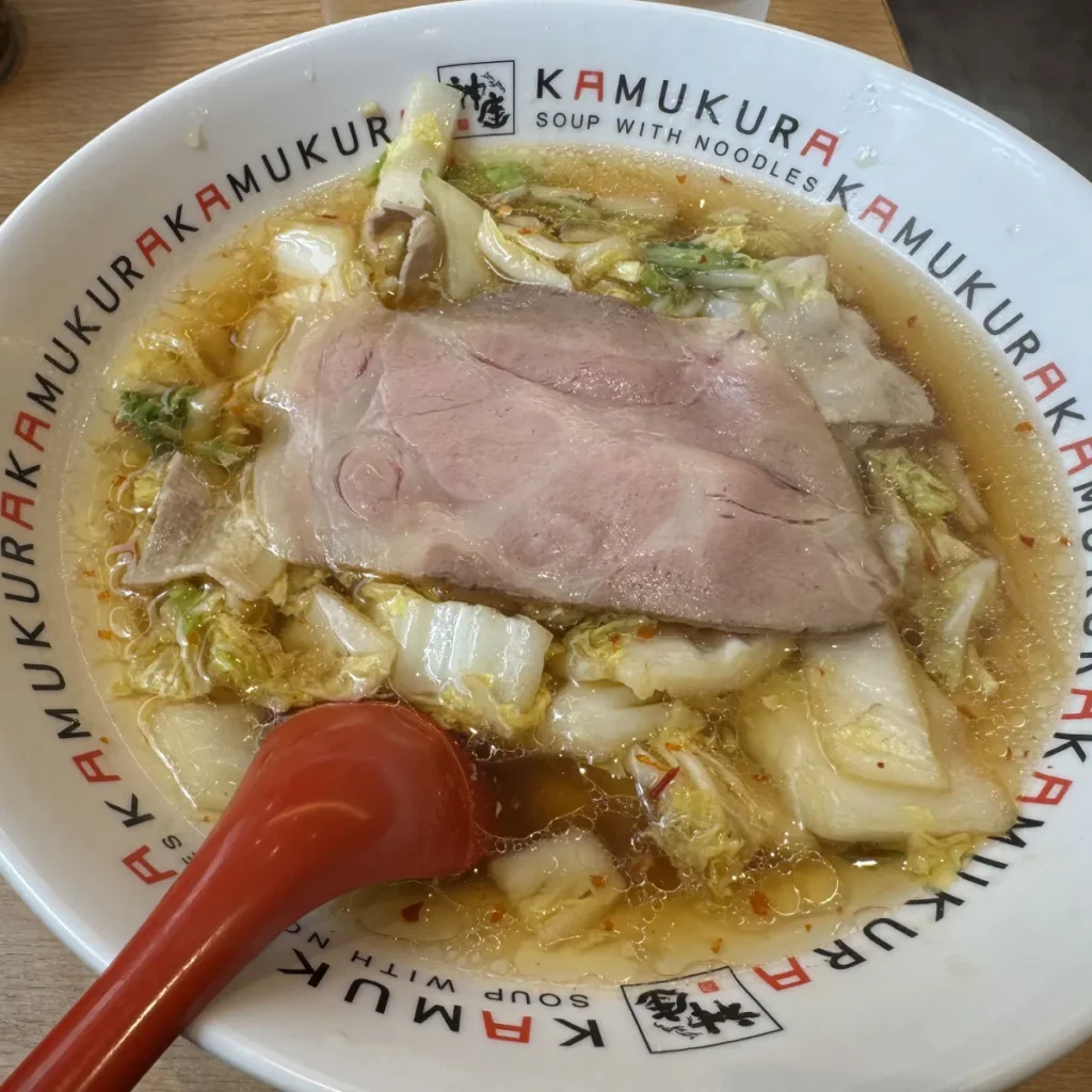 昼休憩に立ち寄ったどうとんぼり神座のラーメン